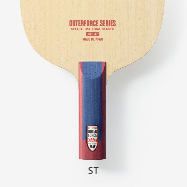 Butterfly Outerforce CAF Table Tennis Blade - Straight Handle